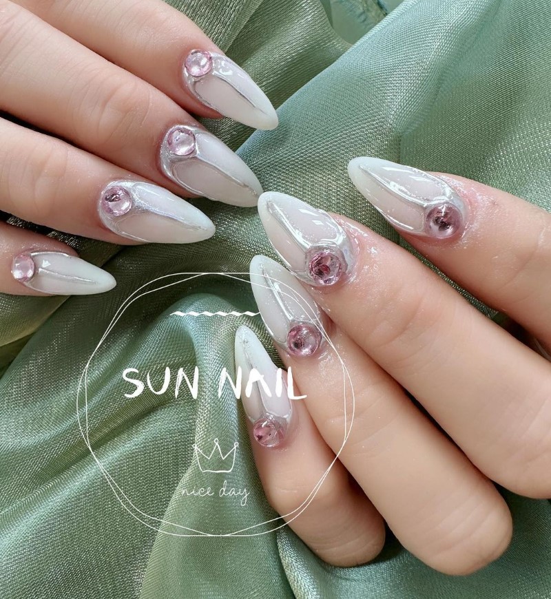 3D Nails nail design by Sun Nail