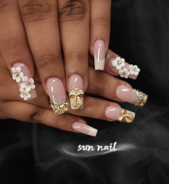 3D Nails nail design by Sun Nail