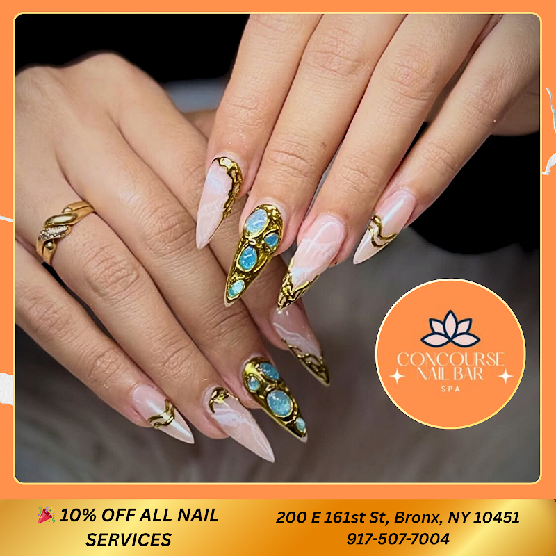 Nail Art at Concourse Nail Bar in New York