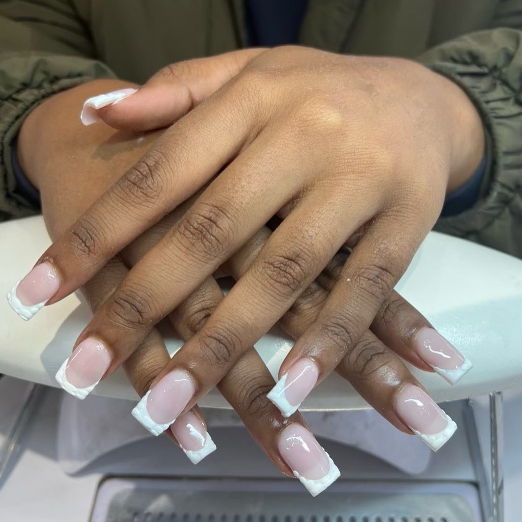 French Tips at My Tiara Salon in London