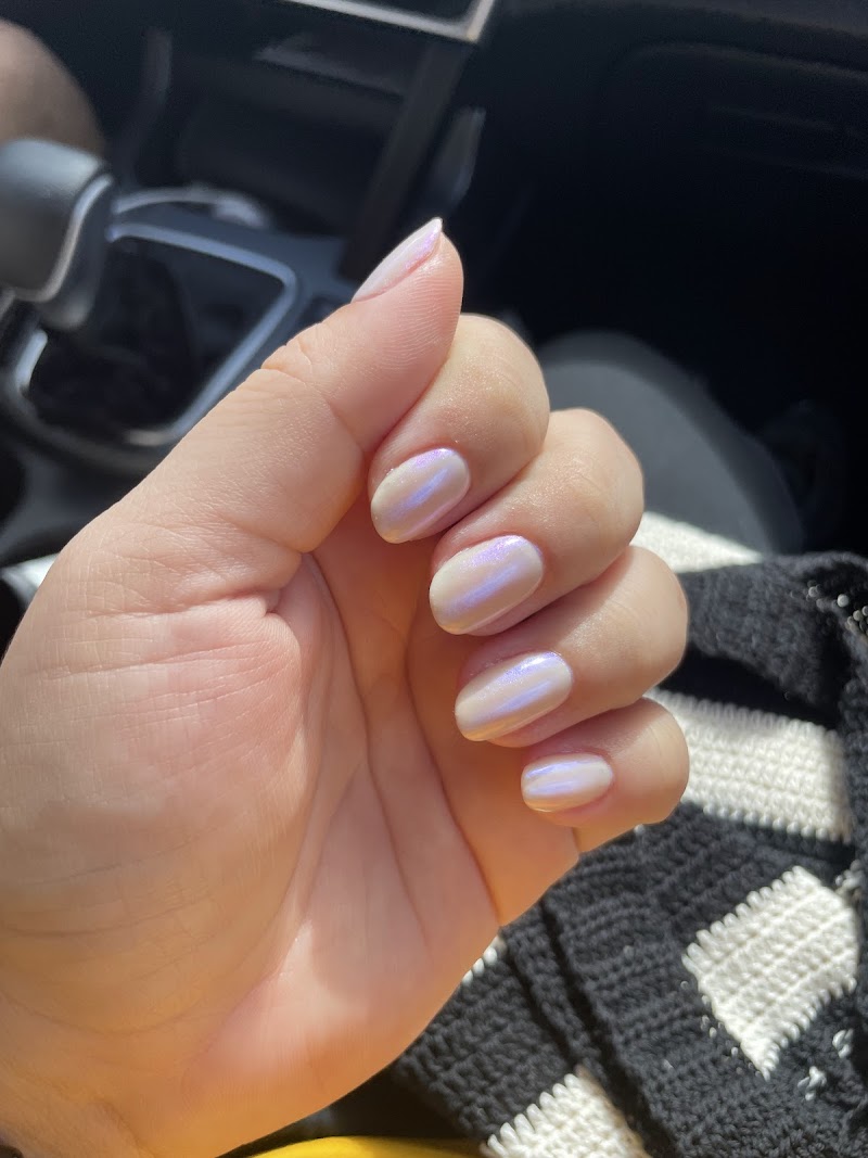 Valentine's Nails nail design by Gables Nails Salon in Miami