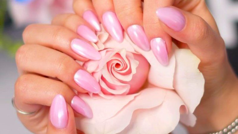 Almond Shape at Nail Angeles 11:11 in Los Angeles