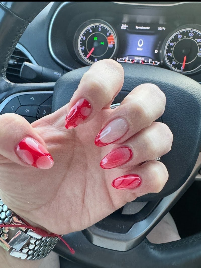 Dark Nails nail design by F21 Nail Lounge West Doral in Miami