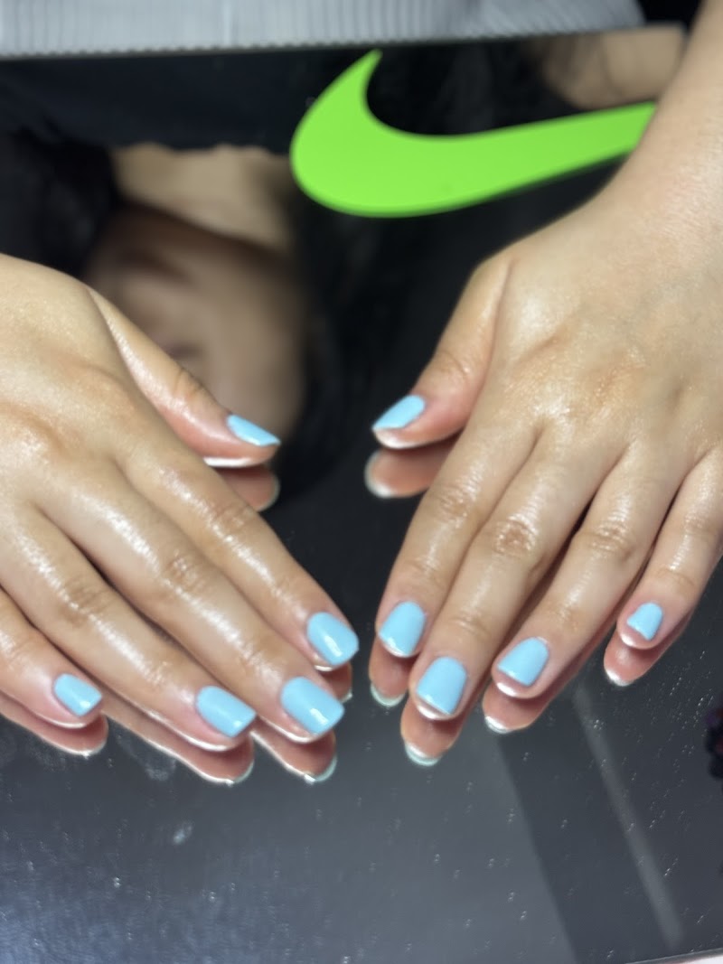 BIAB nail design by SNKRBAEART in New York