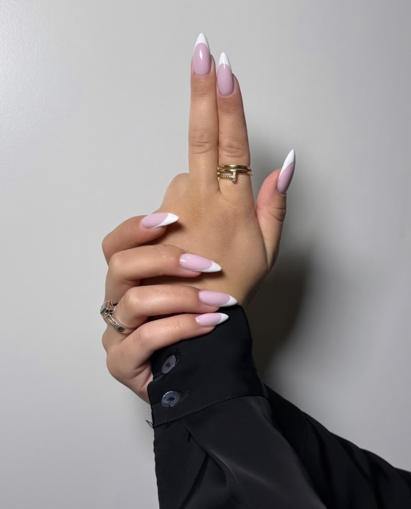 French Tips at Nosh Nail & Hair Studio in Los Angeles