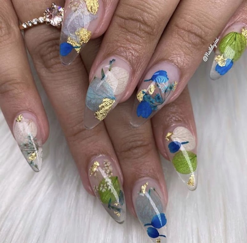 Boho Nails nail design by Glam Is Beauty Salon in New York