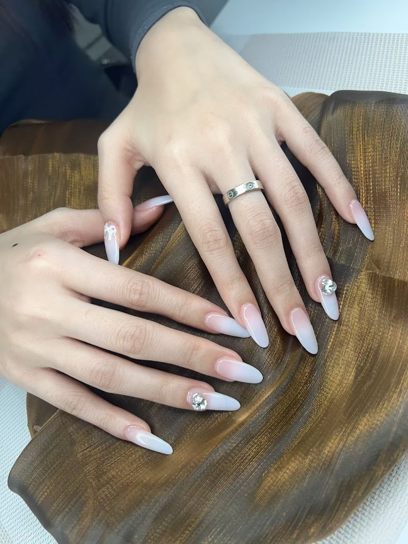 French Tip Nails nail design by Sora Nails NY in New York