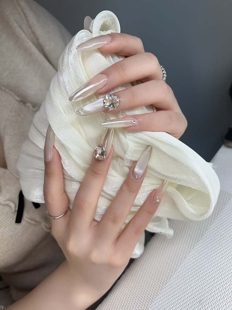 French Tip Nails nail design by Sora Nails NY in New York