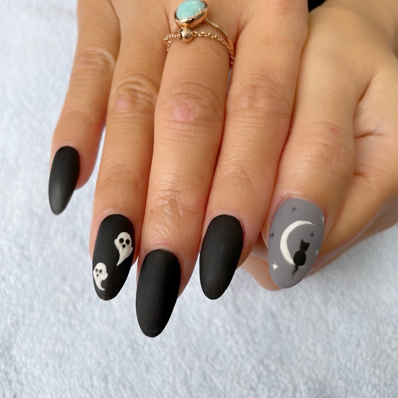 Matte Nails nail design by Glamorous Nails
