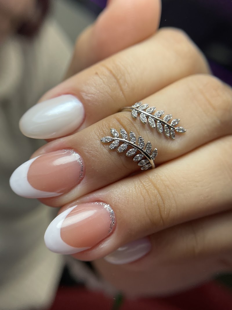 Pink Nails nail design by Russian manicure -uvitanails in New York