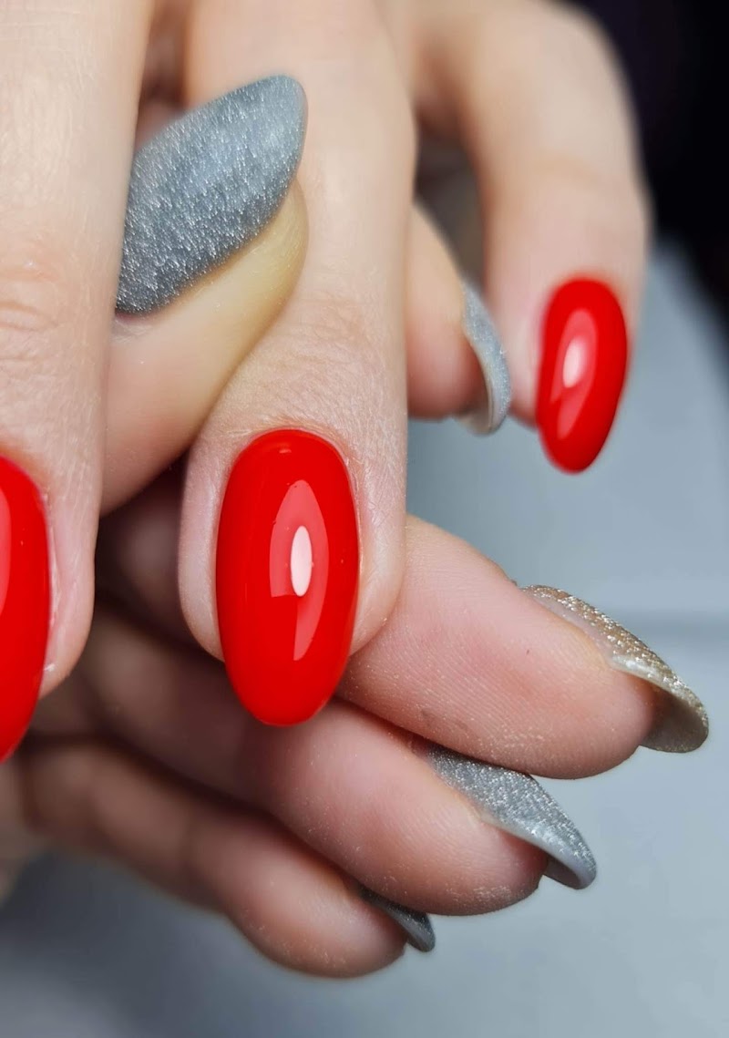 Geometric Nails nail design by M.T. Beauty Salon LLC