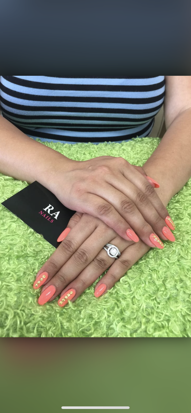 Summer Nails nail design by RA Nails and hair in Los Angeles