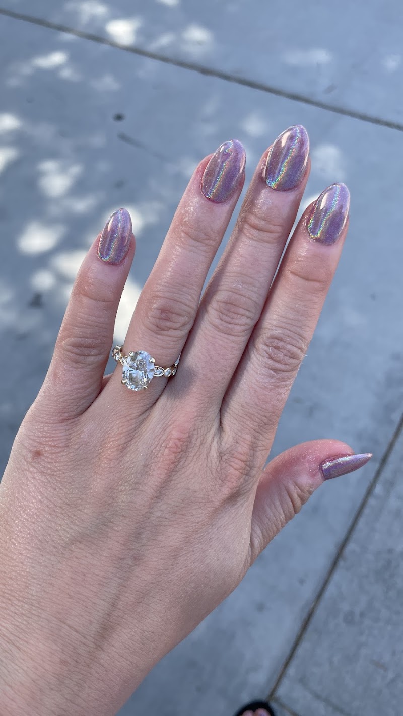 Neon Nails nail design by Varnish Nail Bar in Los Angeles