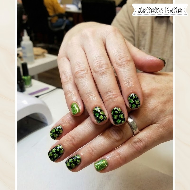 Neon Nails nail design by ARTISTIC NAILS in Los Angeles