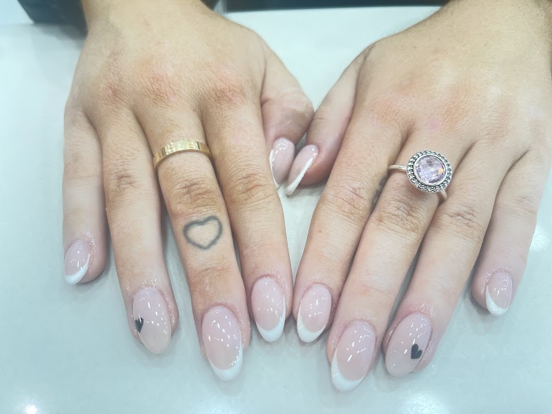 Winter Nails nail design by The Nail Box in London