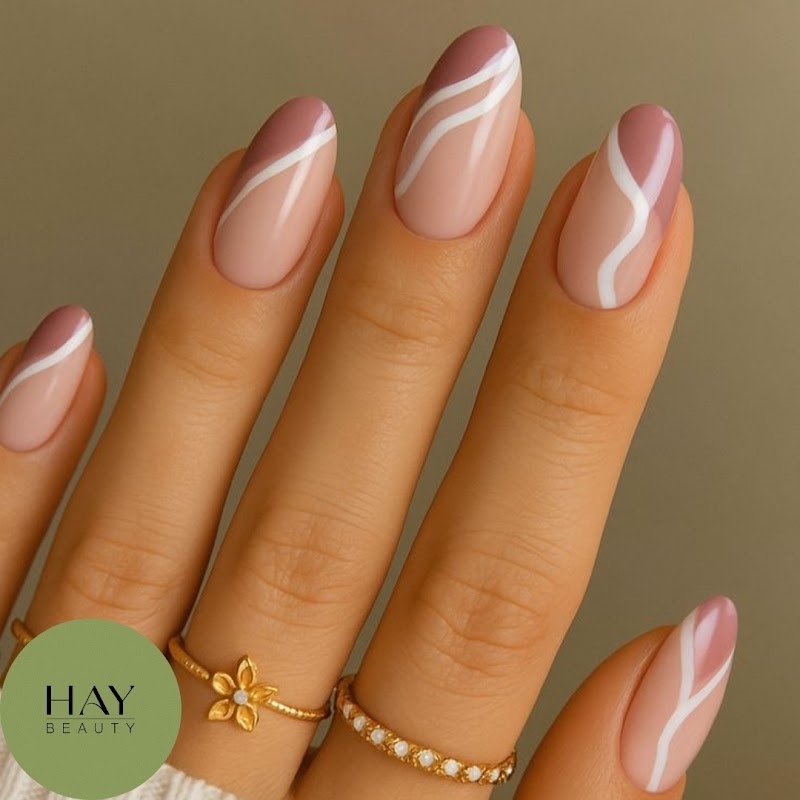 Fall Nails nail design by Hay Beauty in London