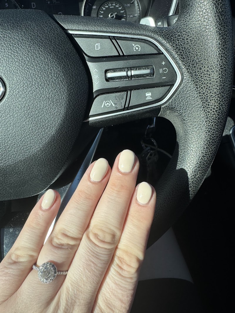 Winter Nails nail design by Studio K East Boca in Miami