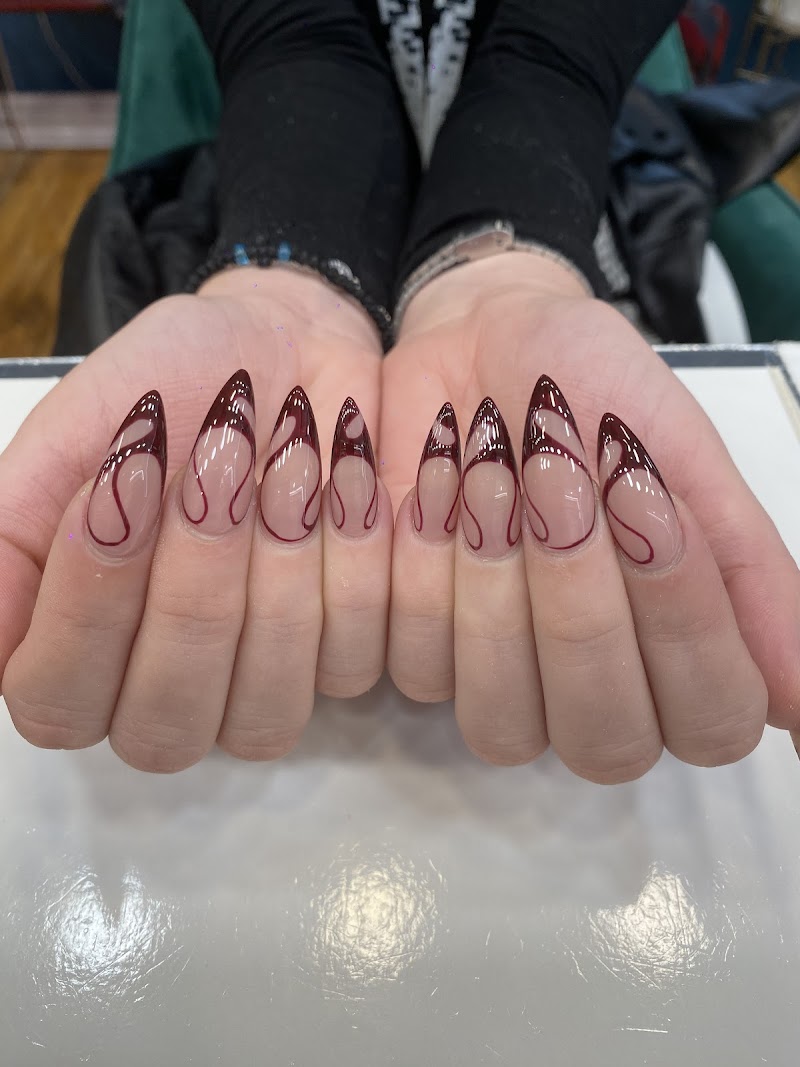 Fall Nails nail design by The Nail Bar - Mornington Crescent in London