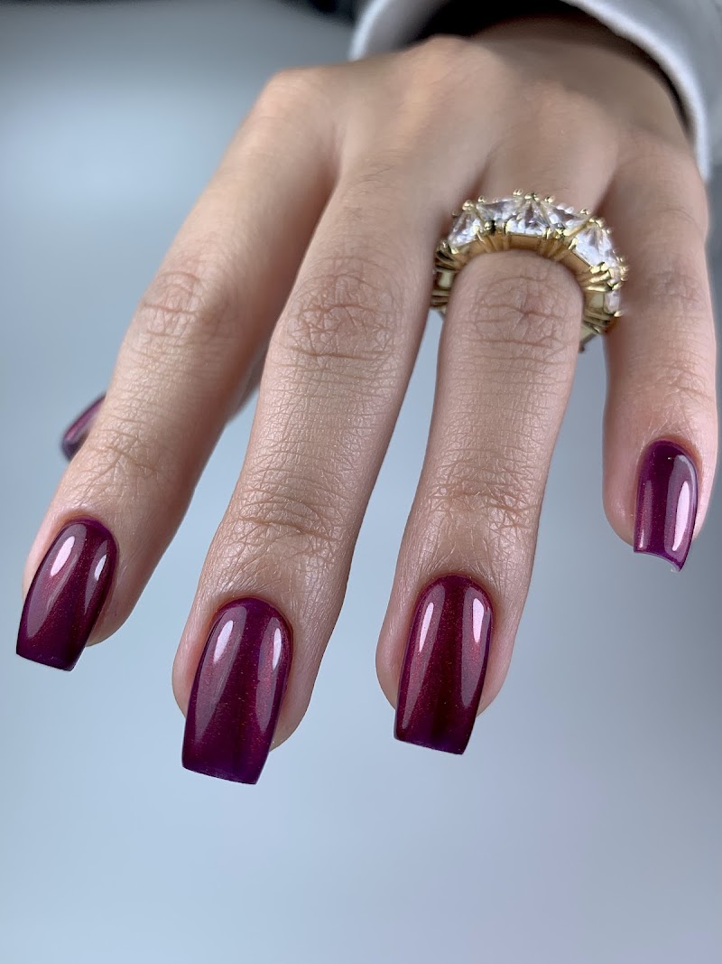 Almond Nails nail design by Brilis Nails Studio in Miami