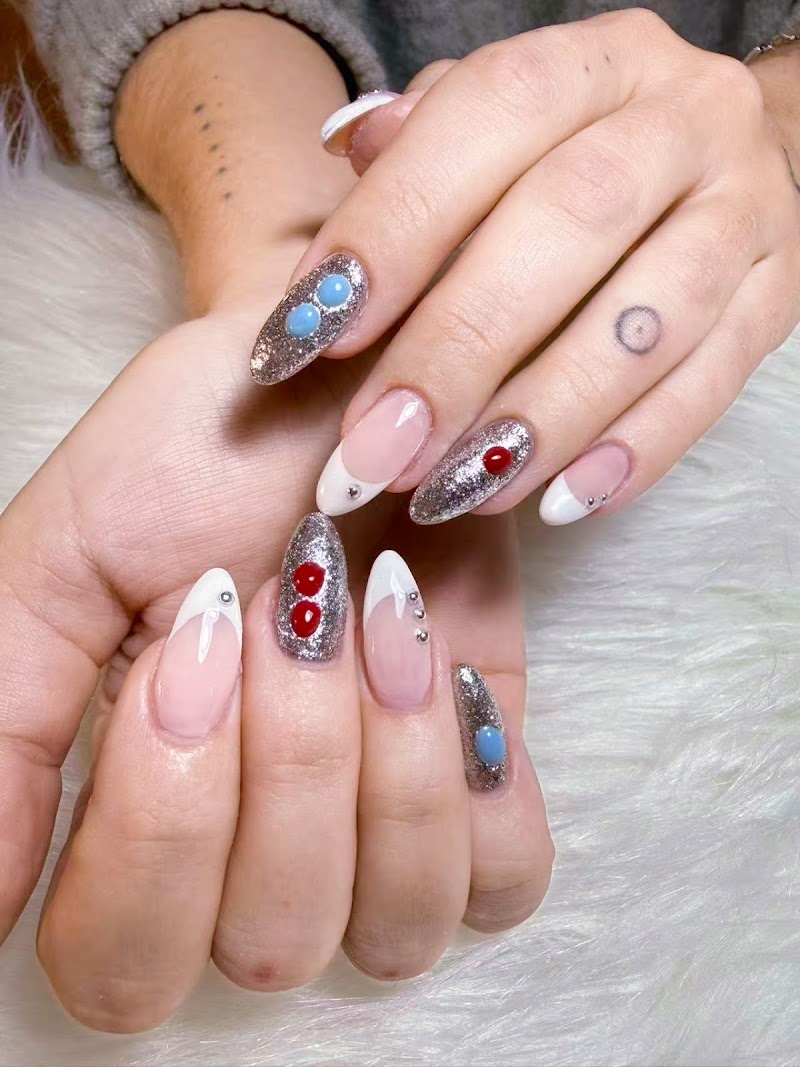 Glitter Nails nail design by WOO Nail & Eyelash in New York