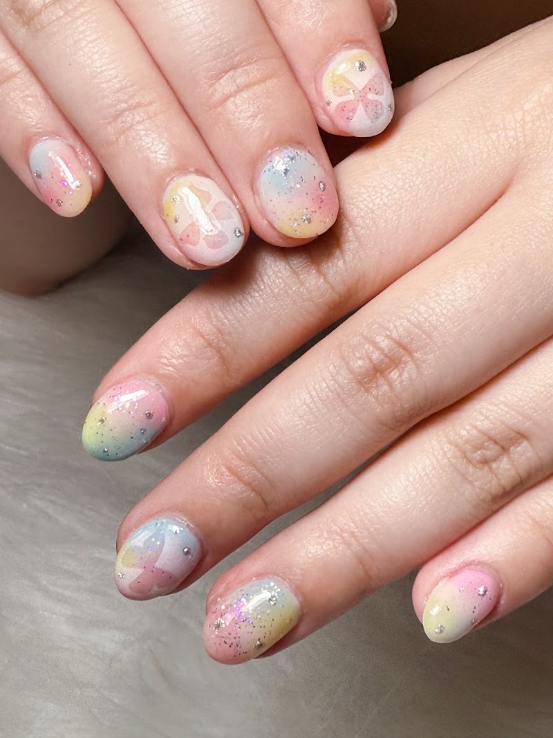 Glitter Nails nail design by WOO Nail & Eyelash in New York