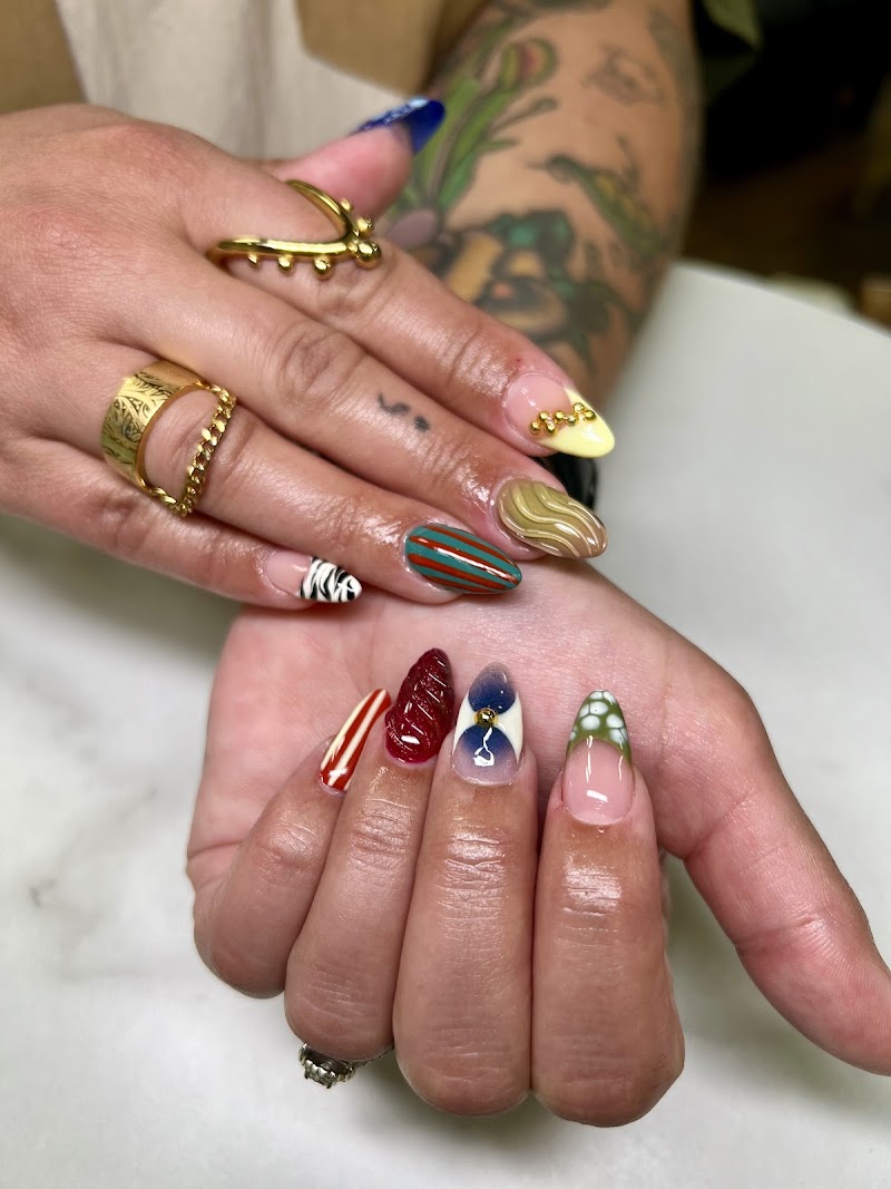 Boho Nails nail design by IceNailedIt in New York