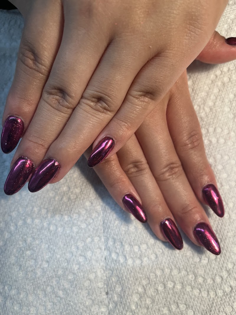 Abstract Nails nail design by Grace Nail Salon Inc. in New York