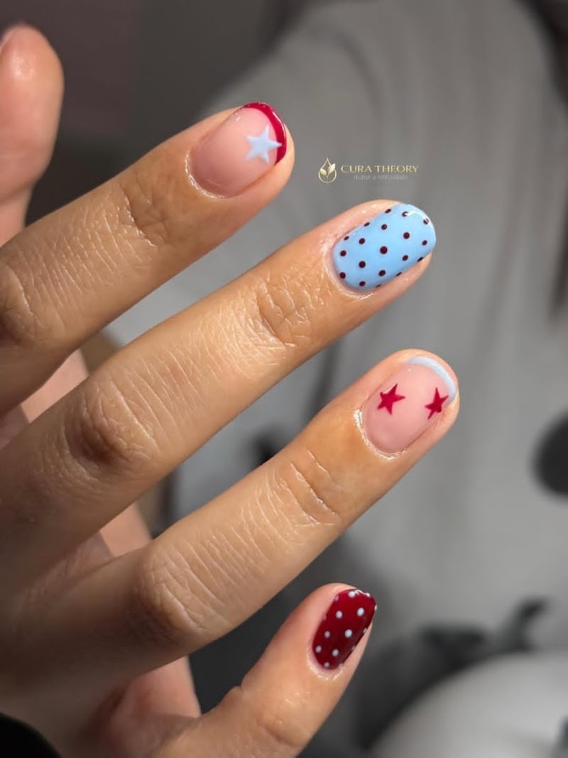 BIAB nail design by CURA Theory in New York