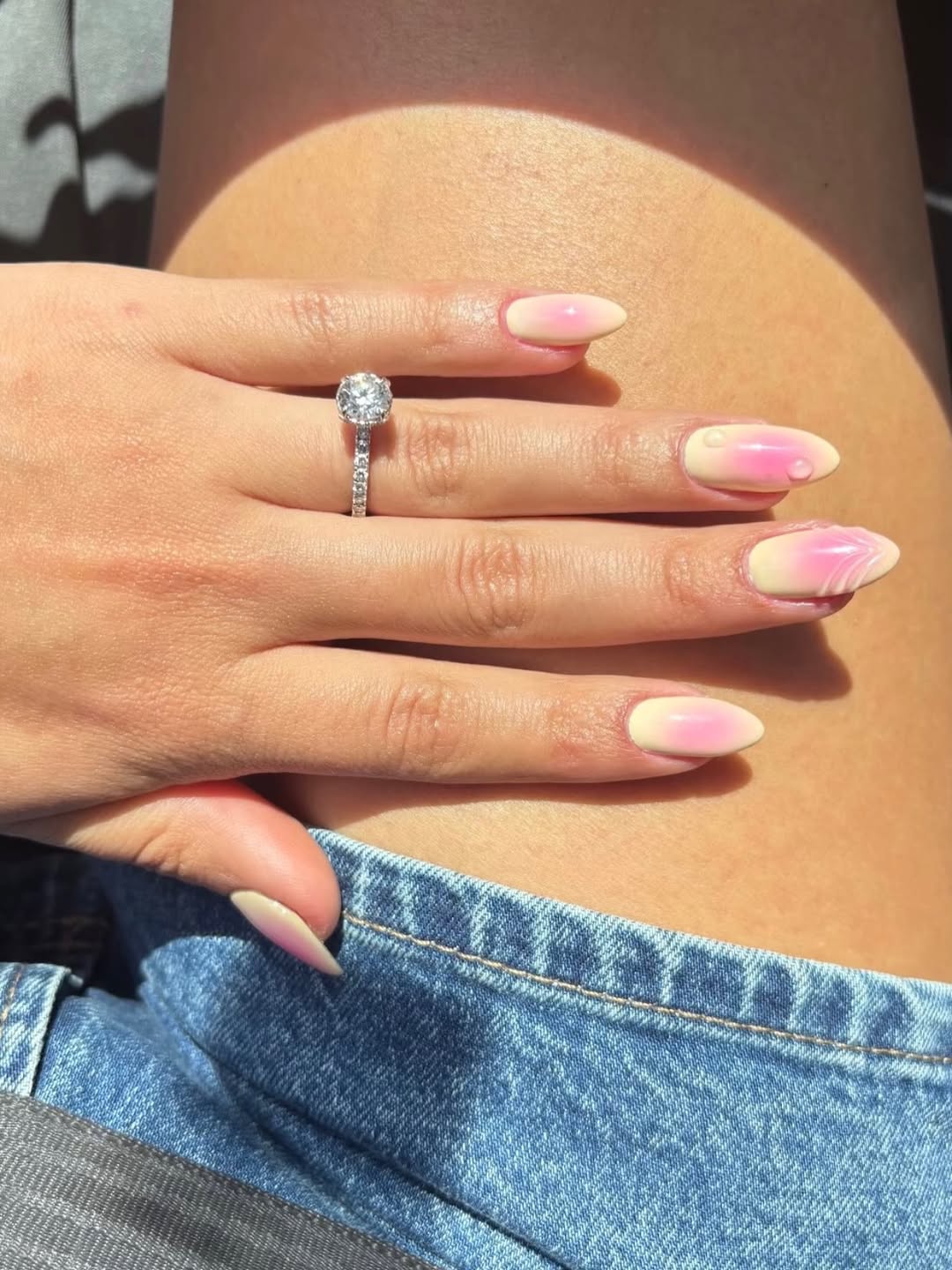 Ombre Nails nail design by Agave Beauty Bar Midtown in Miami