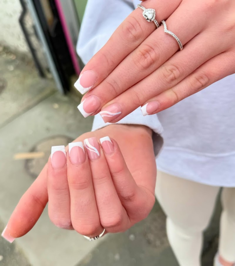 White nail ideas — by 7AM Nail Care (On Wacker)