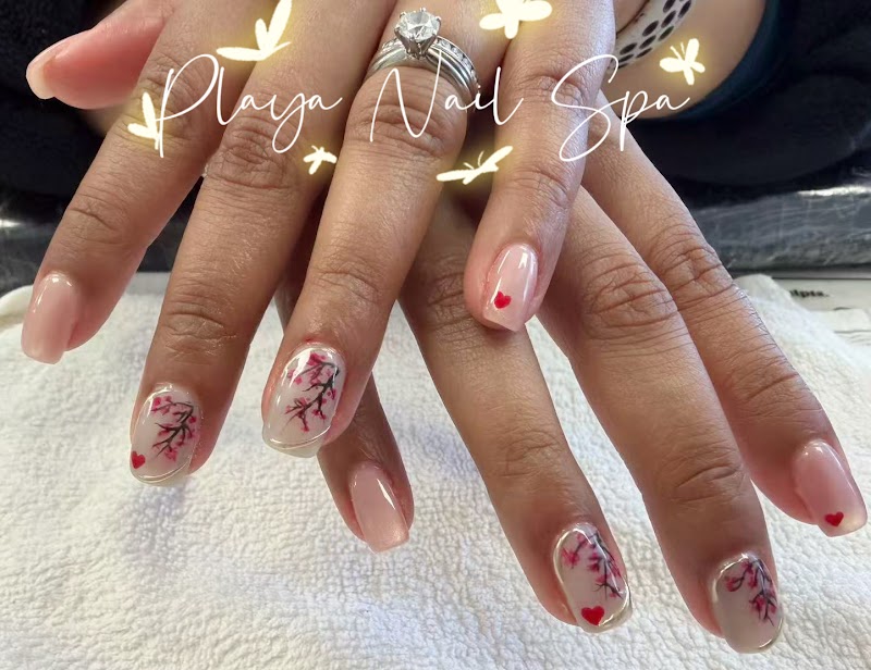 Matte Nails nail design by Playa Nail Spa