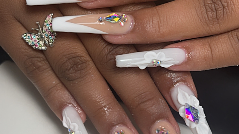 Maximalist Nails nail design by Dream Nail Bar in Miami