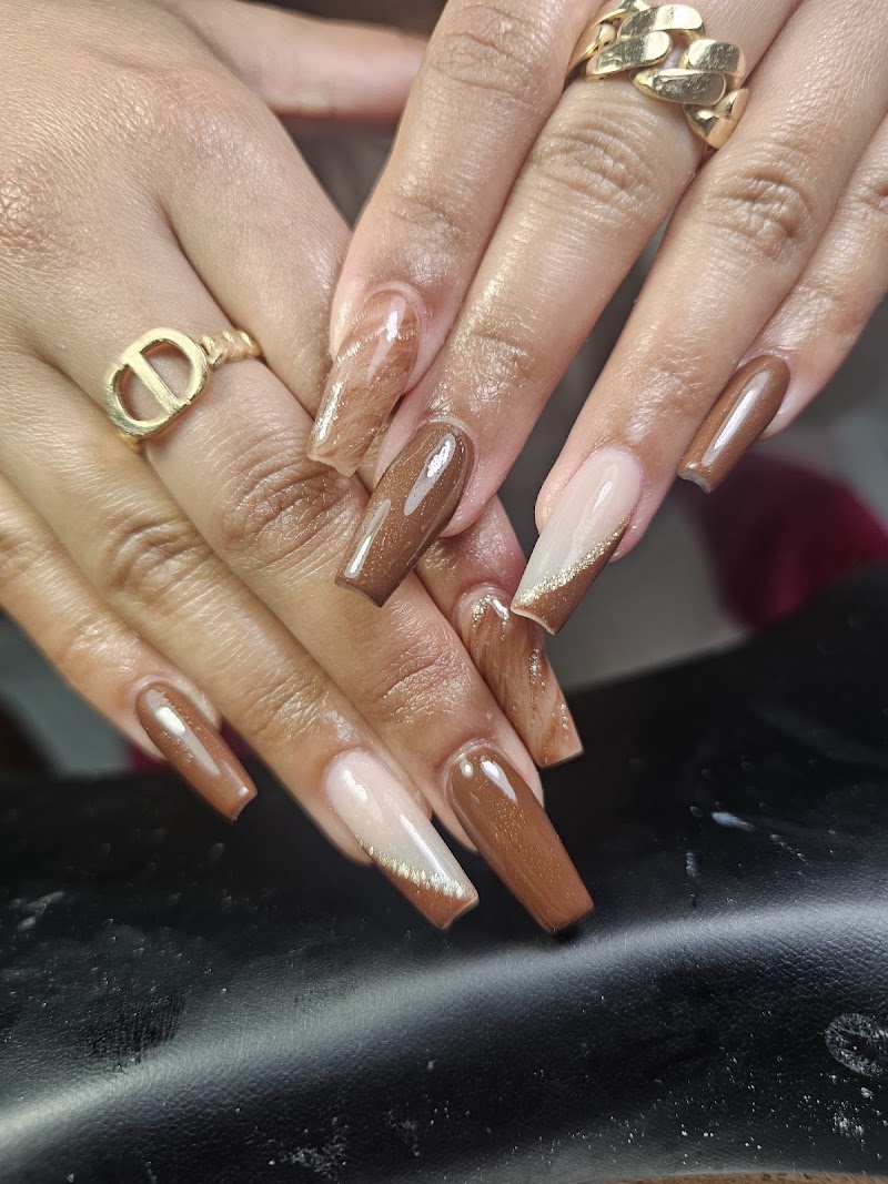 Maximalist Nails nail design by Dream Nail Bar in Miami