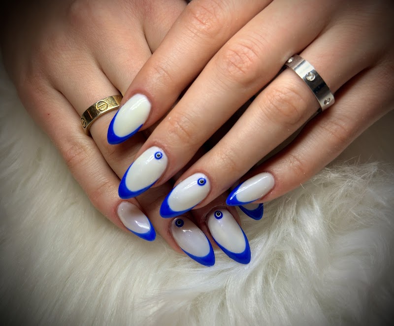 Neon Nails nail design by La Belle nail spa in New York