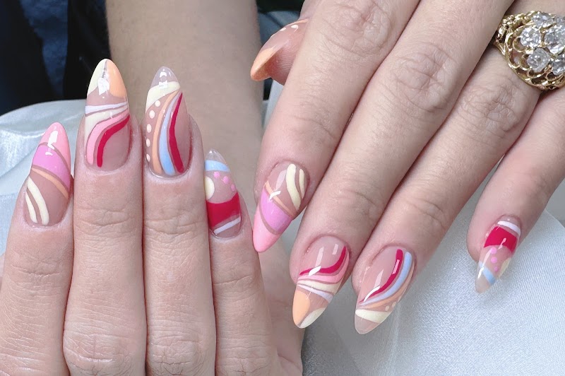 Marble Nails nail design by Eco Nail Spa
