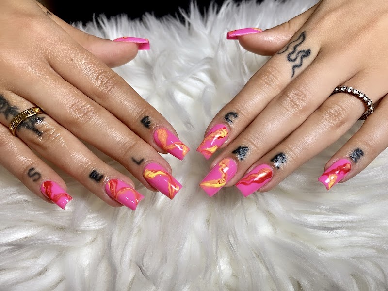 Boho Nails nail design by Spoil Me Nails & Spa in Los Angeles