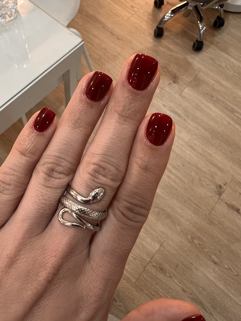 Dark Nails nail design by Paloma Arenal Salon & Spa in Miami