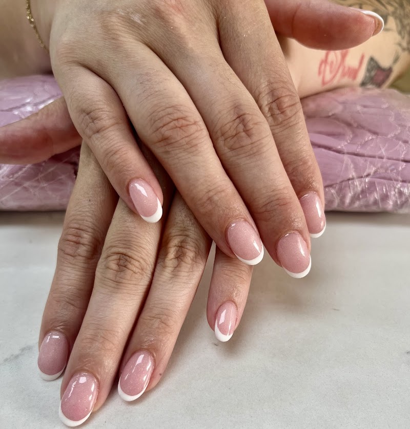 French Tips at Crosby Nails in New York