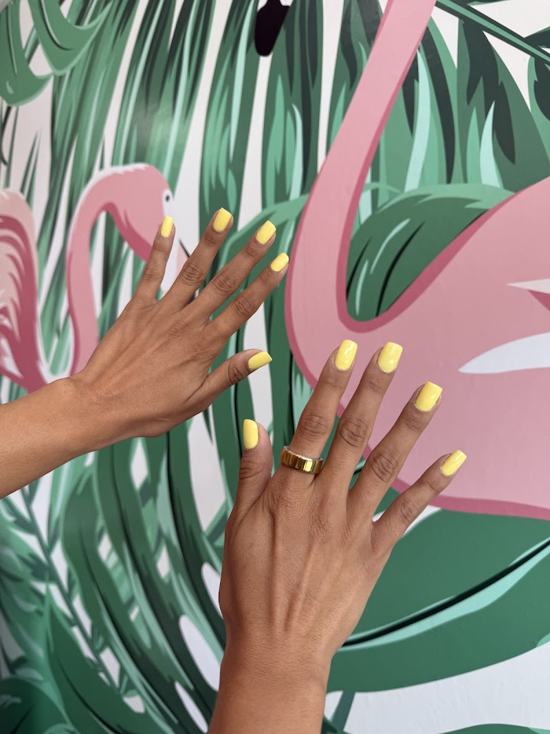 Spring Nails nail design by That Girl Beauty Bar in Miami