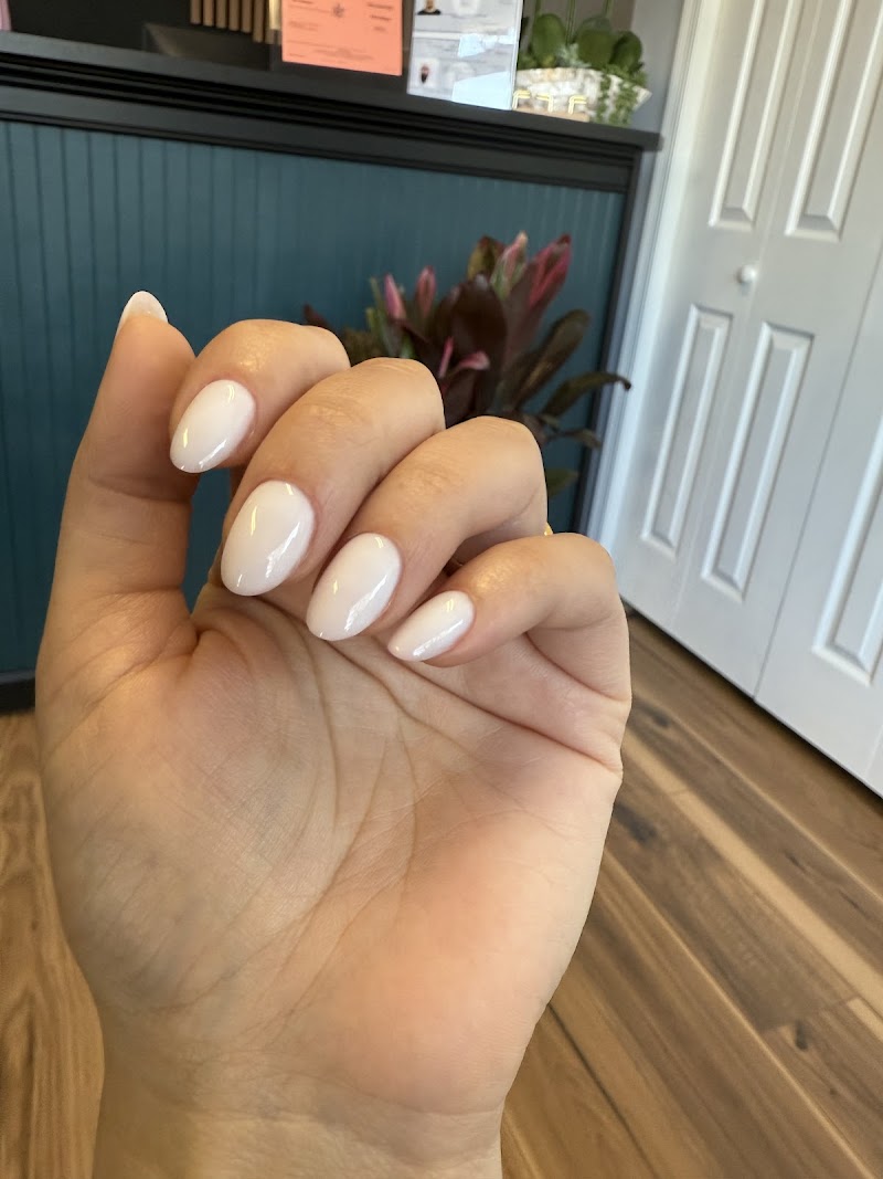 French Tips at Elegant Beauty Lounge in New York