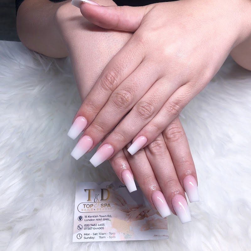 Pastel Nails nail design by Top spa nails & beauty LTD