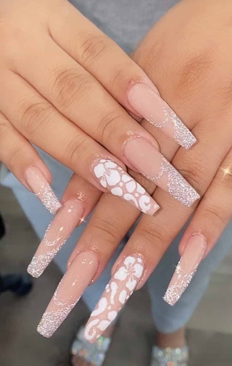 Neon Nails nail design by Yulyjnails in Miami