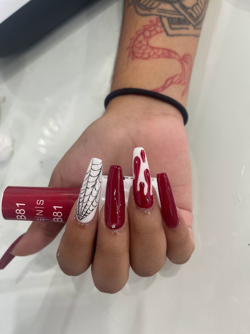 Neon Nails nail design by Yulyjnails in Miami