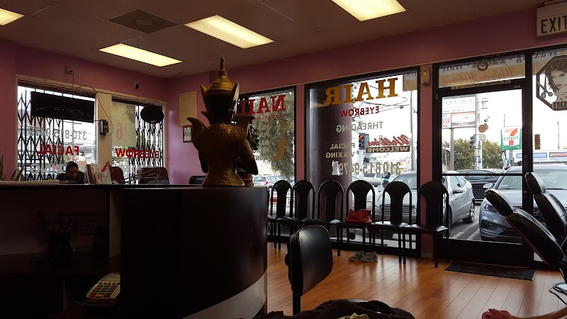 Nail Salon at Caressa Beauty Salon in Los Angeles