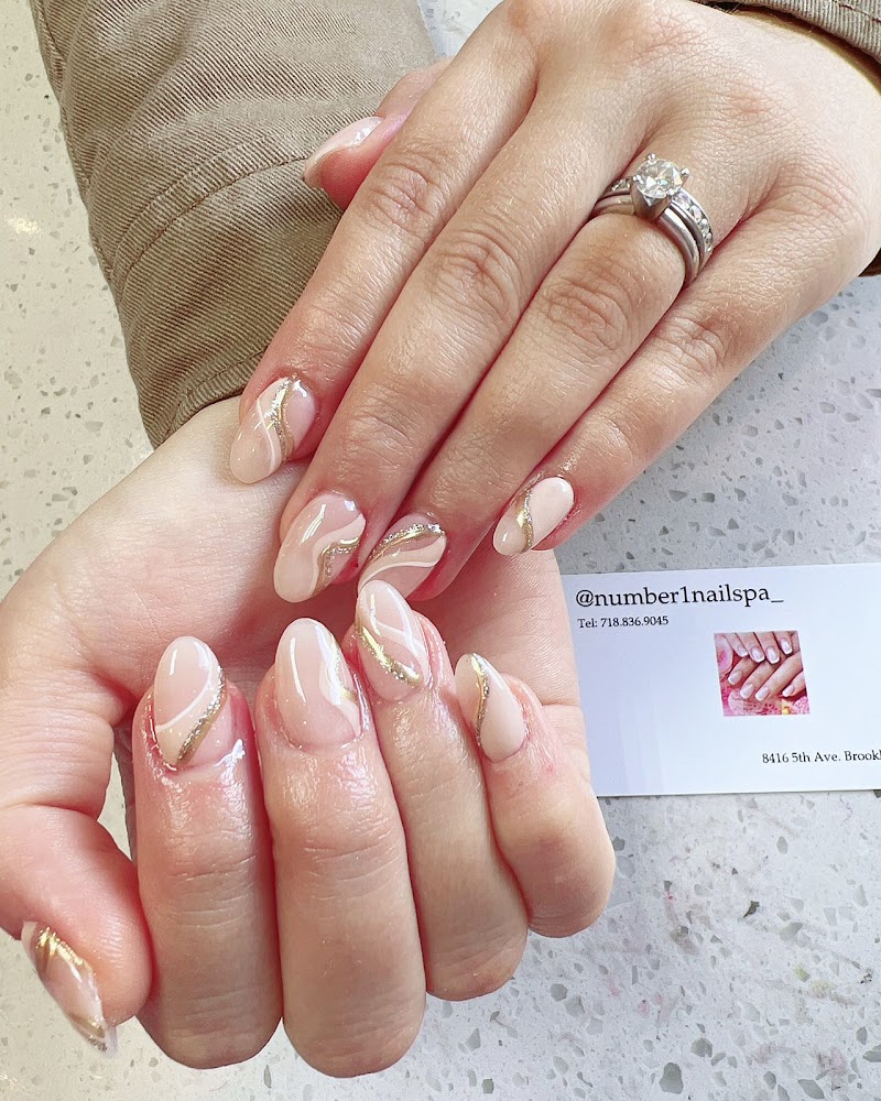 Abstract Nails nail design by New Gold Nail & Spa