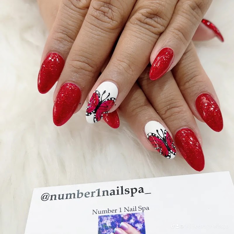 Abstract Nails nail design by New Gold Nail & Spa