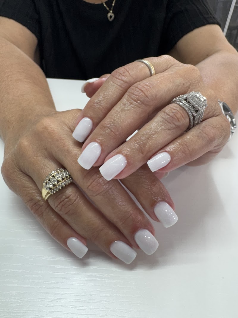 French Tips at Clau Garcia Nails & Beauty in Miami