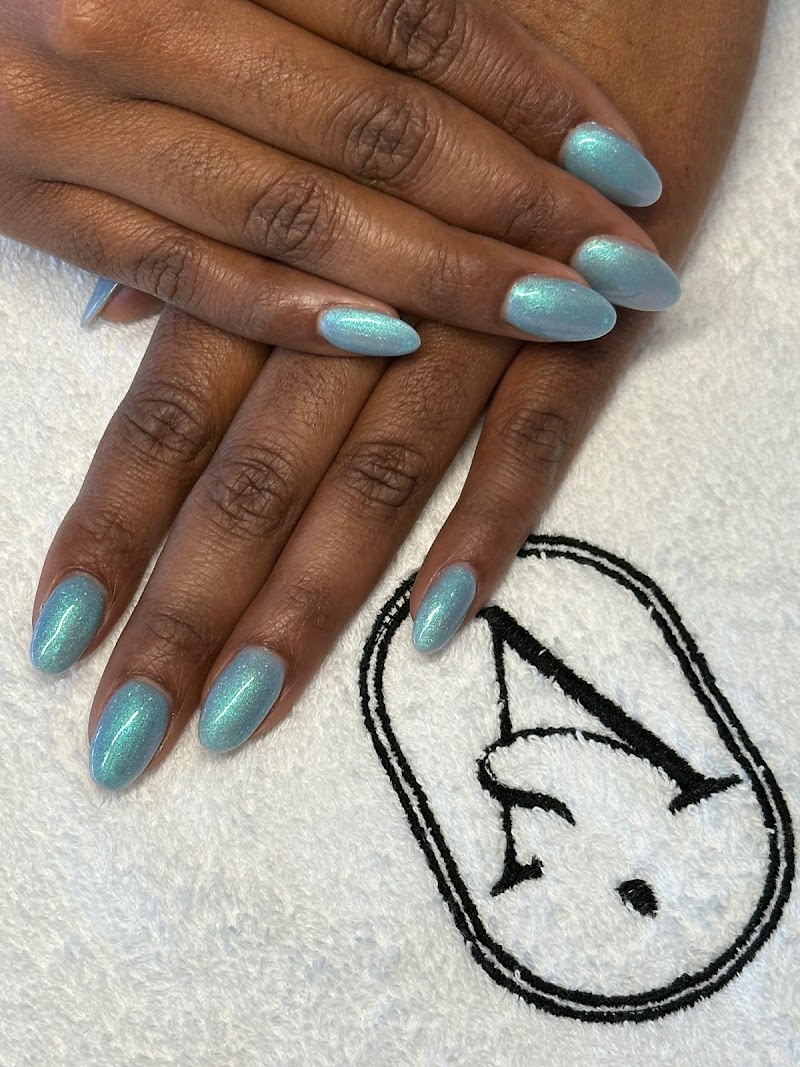 Glitter at Ambar Nail Studio in Miami