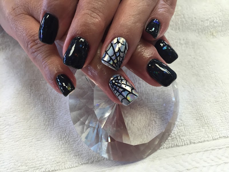 Mirror Nails nail design by Get Nails