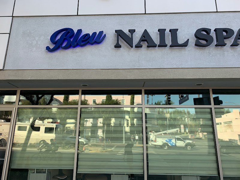 Square Nails nail design by Bleu Nail Spa in Los Angeles